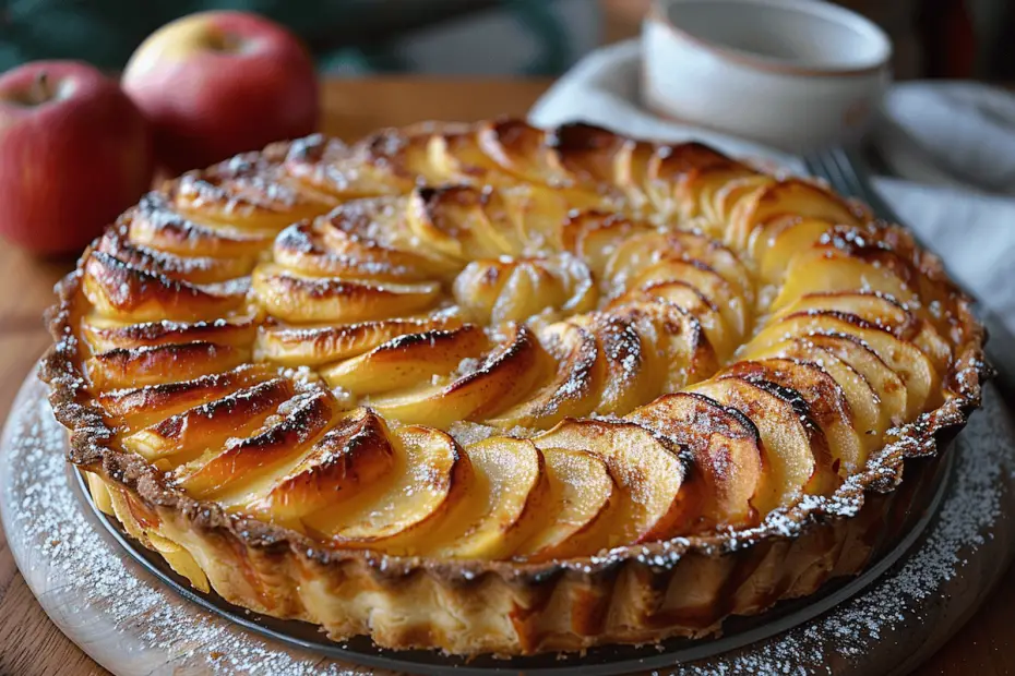 Flognarde pomme rhum