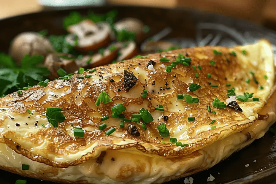 omelette aux truffes