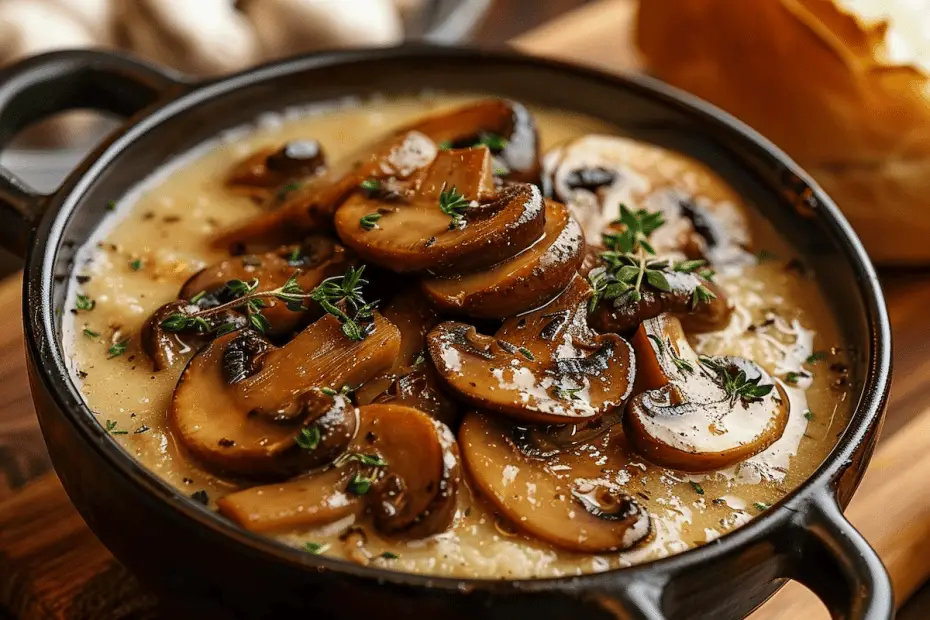 sauce au cepes