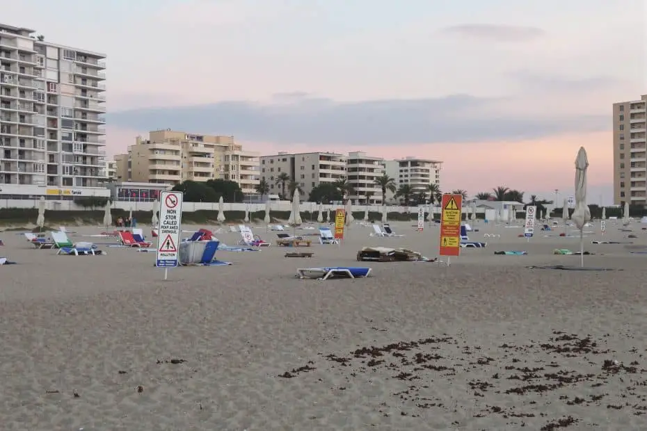 plage à éviter au cap d'agde
