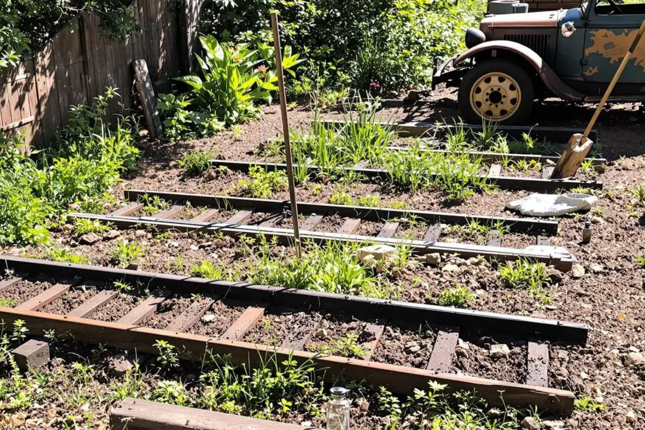 ou récupérer des traverses de chemin de fer