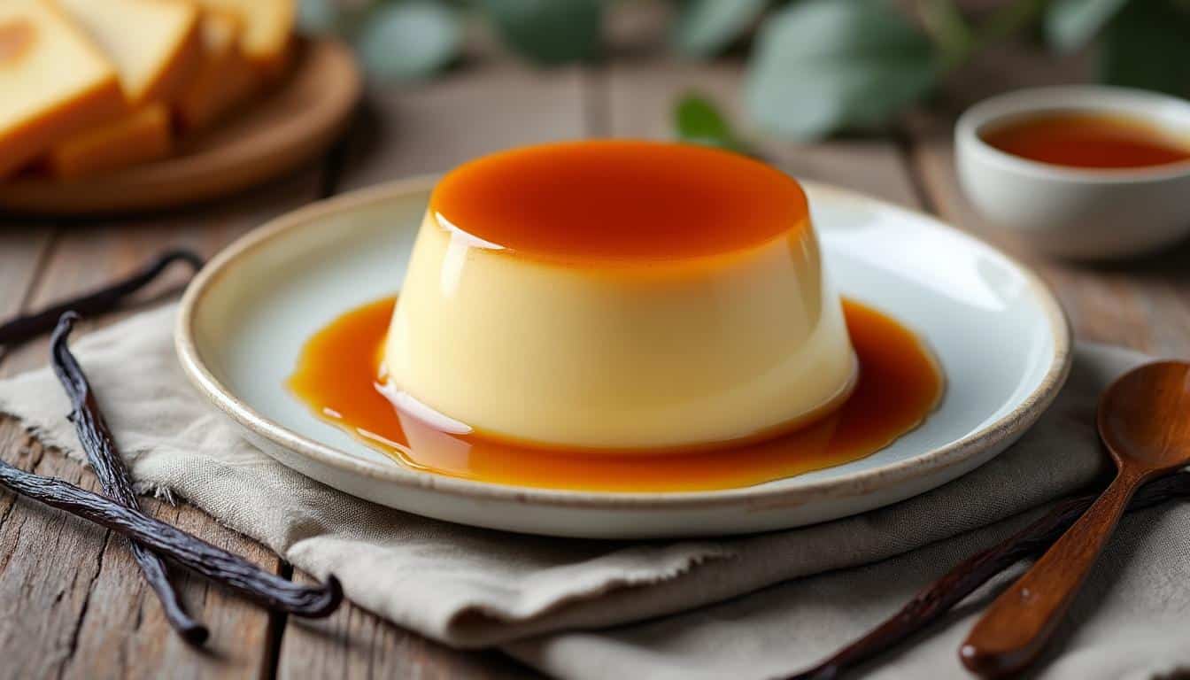 découvrez notre flan à la vanille : recette facile et rapide, ingrédients simples, texture onctueuse, étapes claires pour un dessert maison réussi à coup sûr.