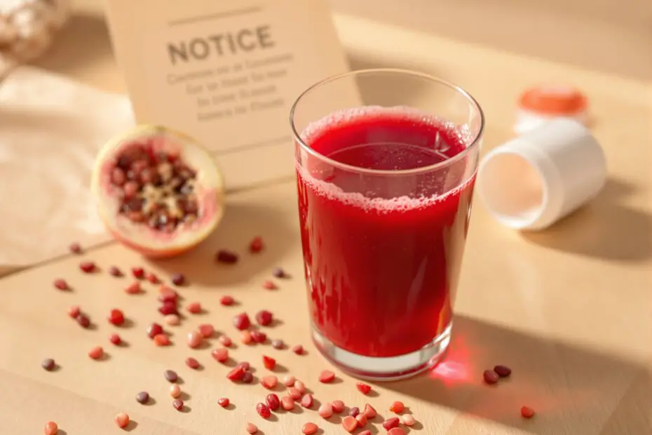 jus de grenade danger