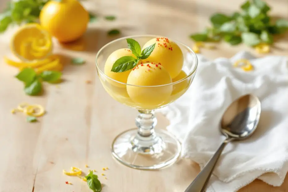 sorbet citron basilic novascope