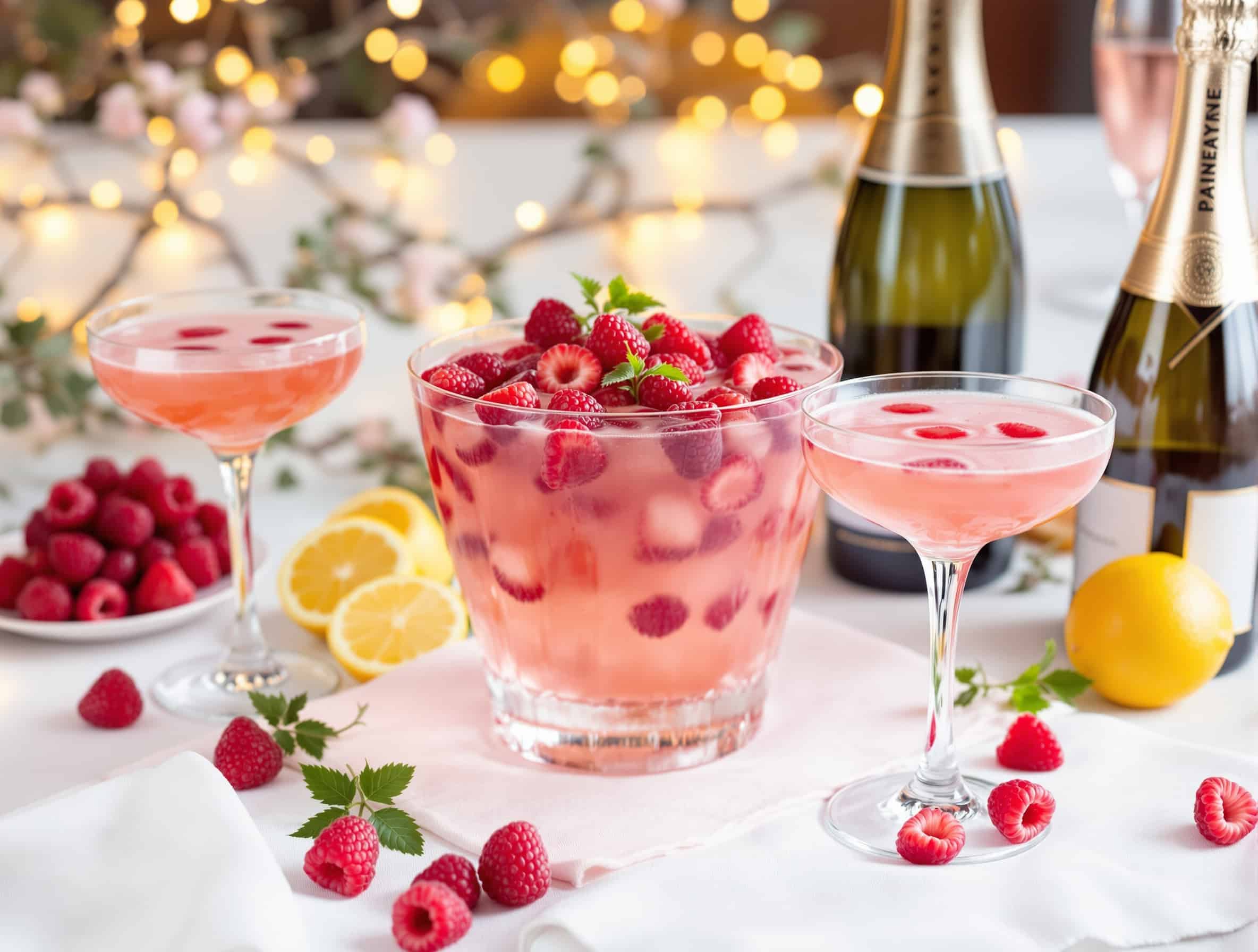 Soupe Au Champagne Framboise