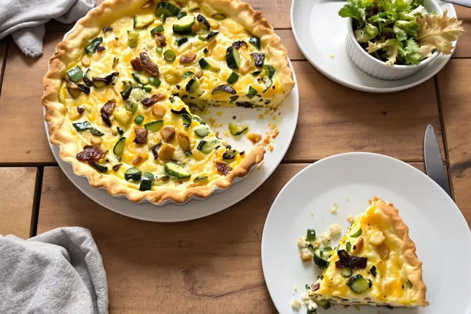 quiche aux legume sans pate