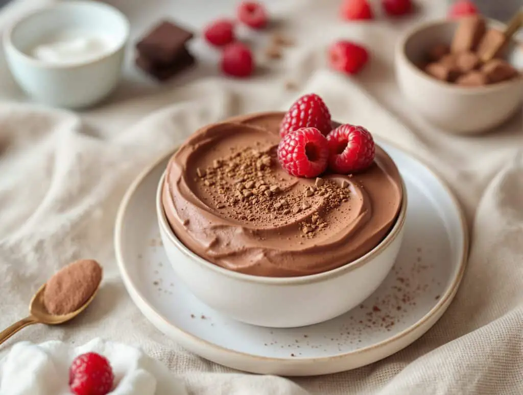 mousse au chocolat healthy