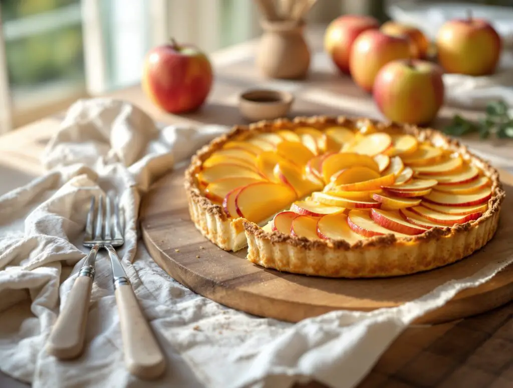 tarte aux pommes healthy