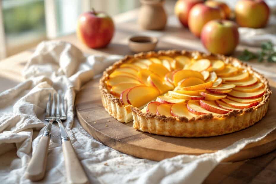 tarte aux pommes healthy