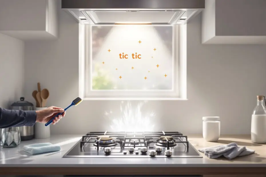 gazinière qui fait tic tic