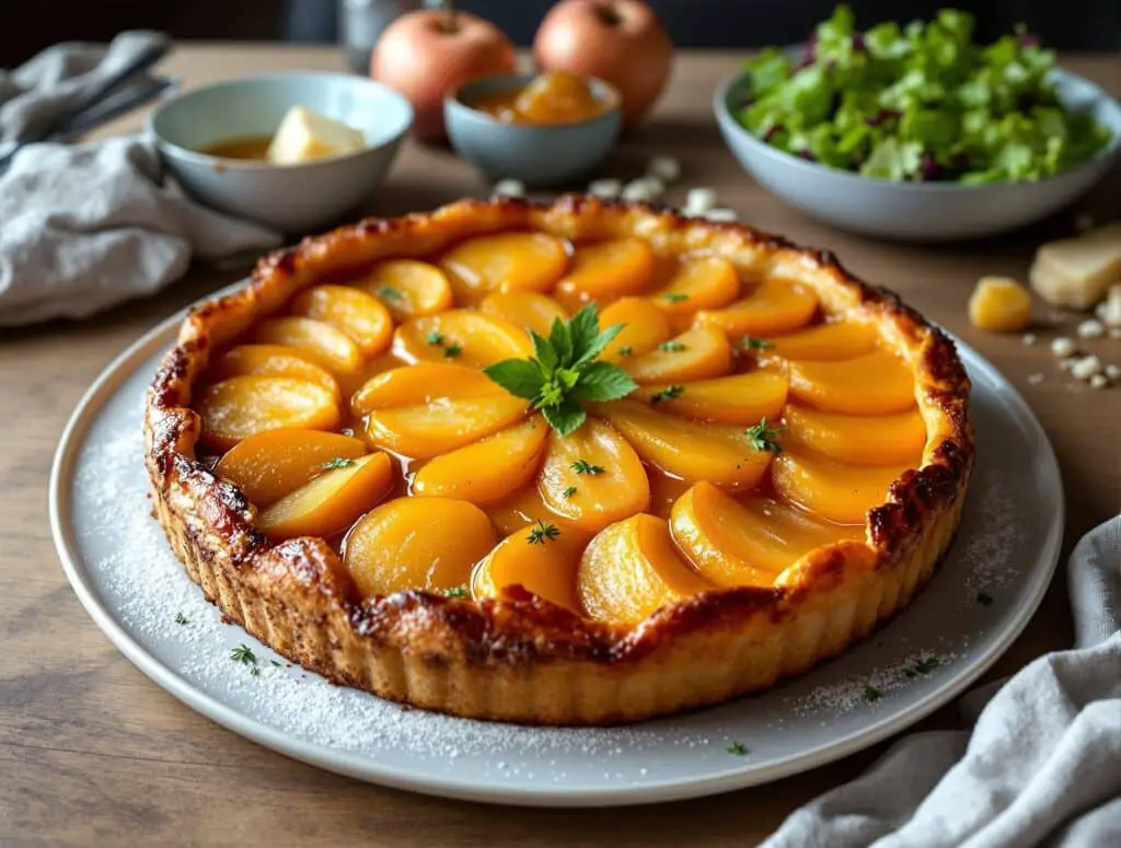 tarte tatin poireau