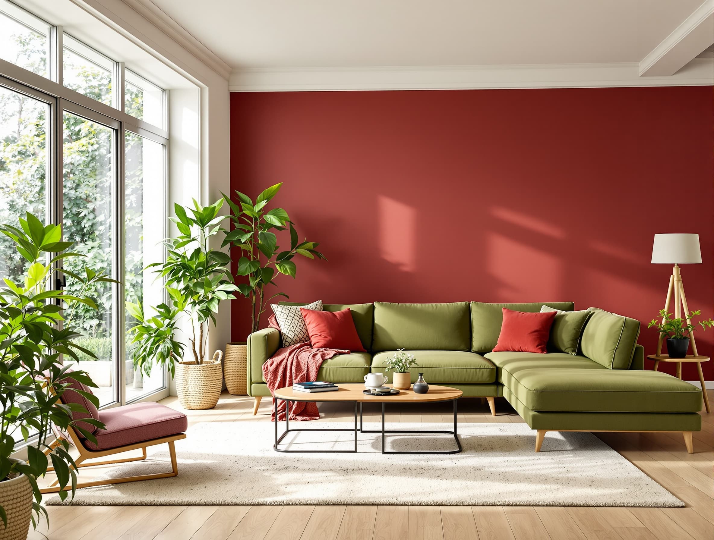 couleur complémentaire du rouge