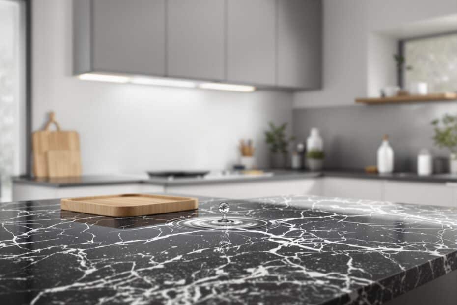 plan de travail en granit danger