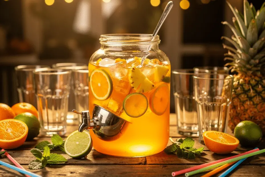 punch pour 30 personnes combien de litres