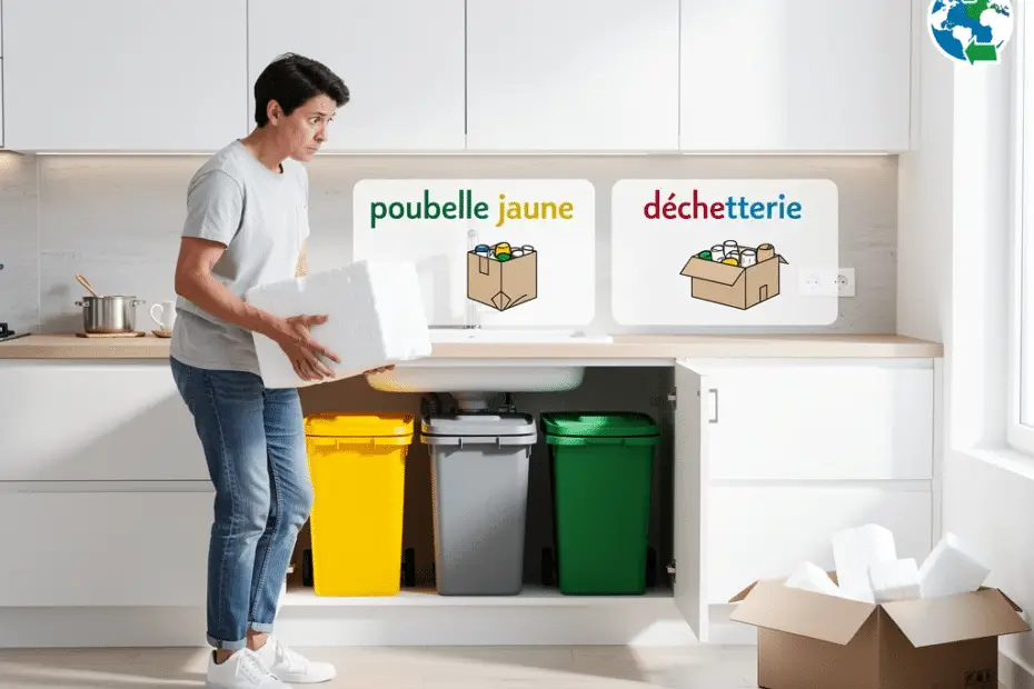 ou jeter le polystyrène