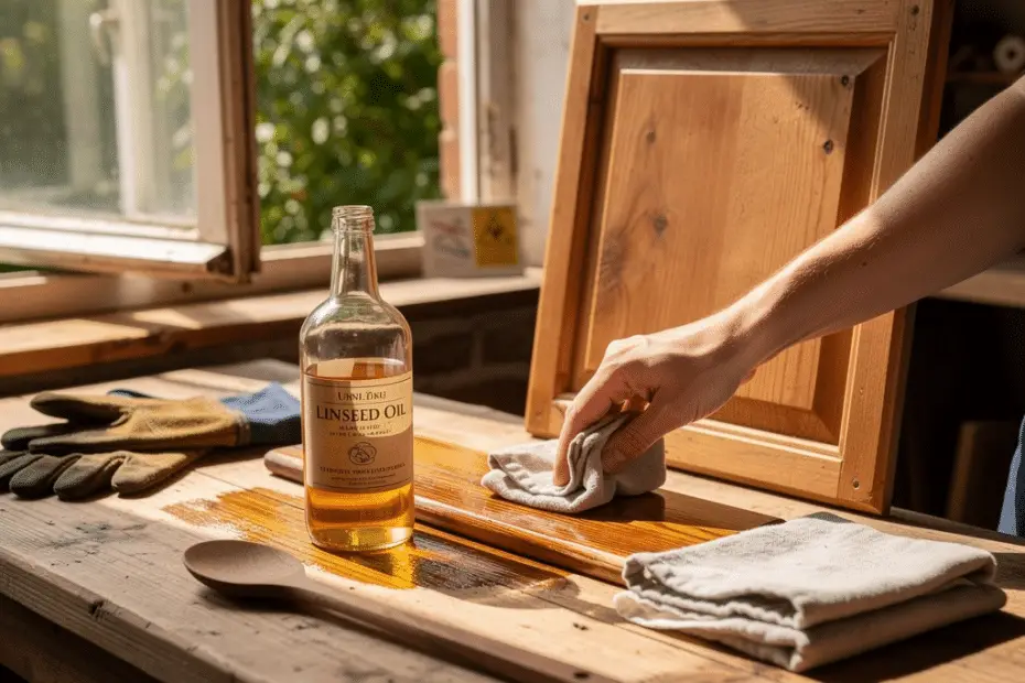 nettoyage huile de lin