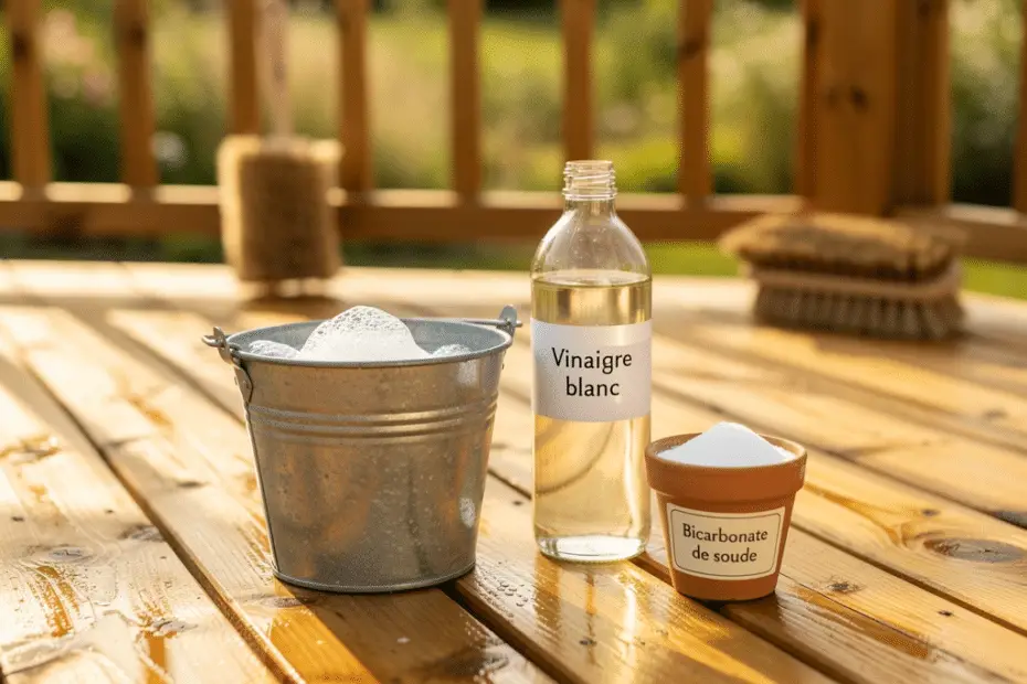 astuce de grand mere pour nettoyer une terrasse en bois
