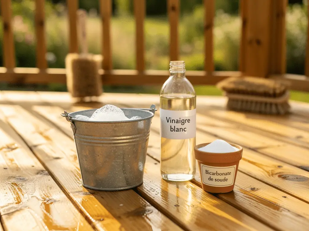 astuce de grand mere pour nettoyer une terrasse en bois