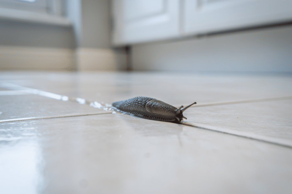 limace dans une maison