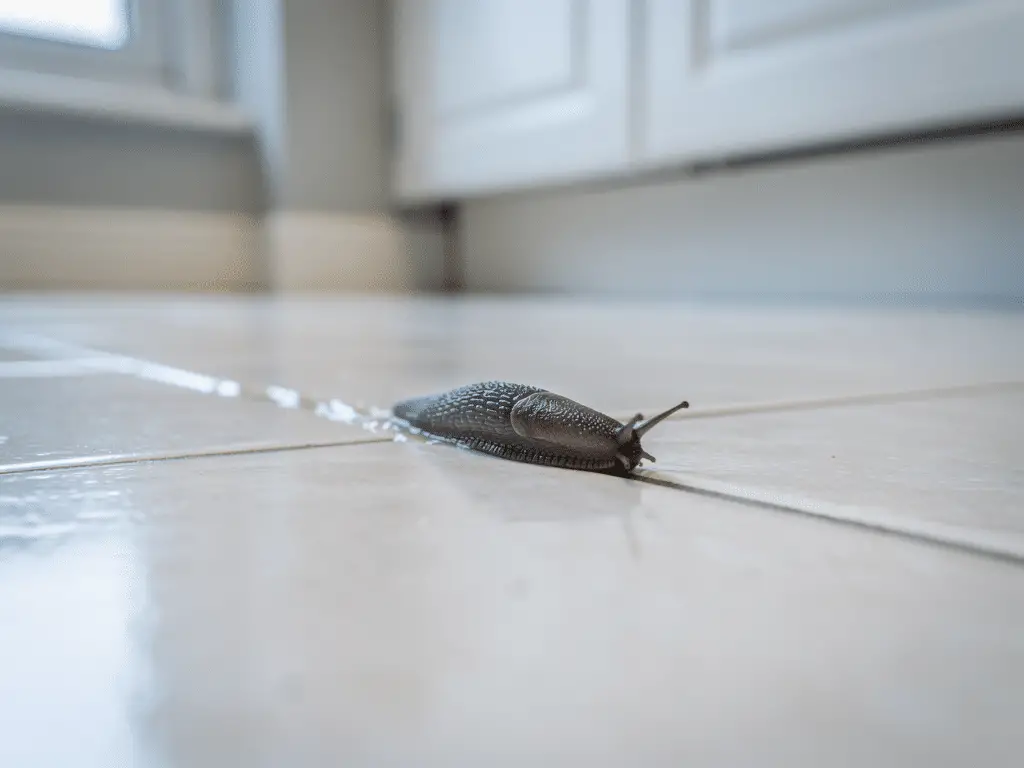 limace dans une maison
