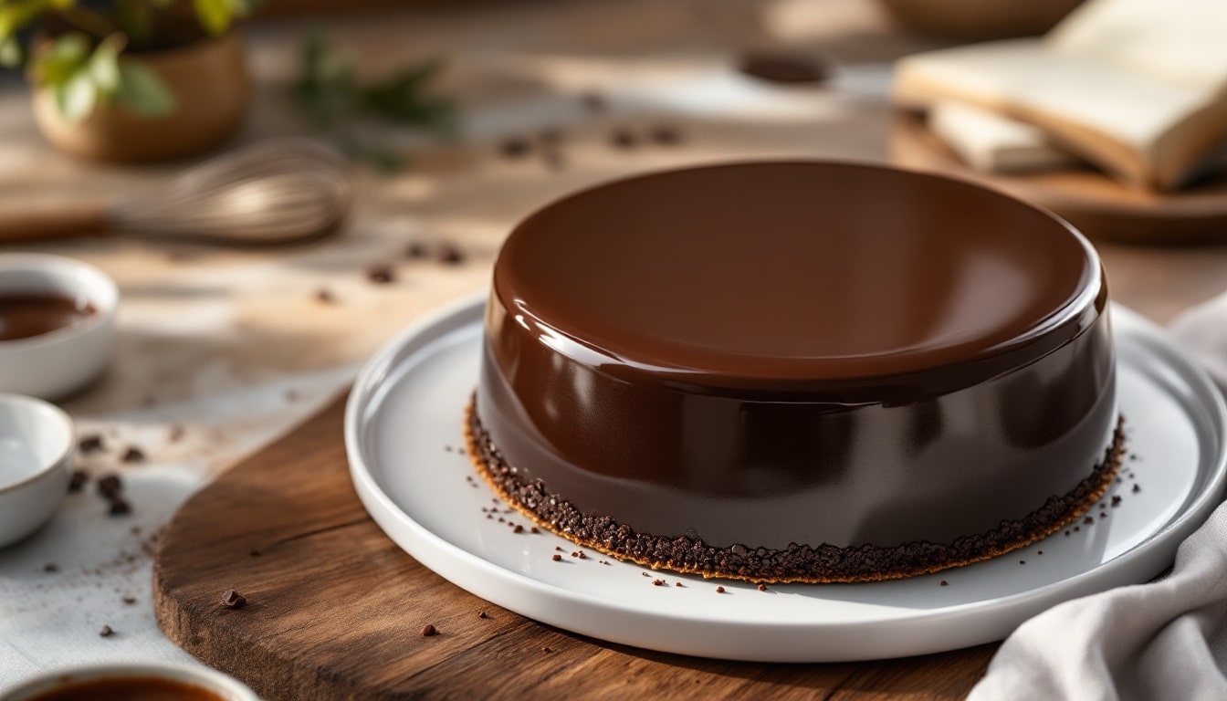 découvrez notre recette facile de glaçage miroir au chocolat pour un entremets brillant et délicieux, parfait pour sublimer vos desserts.