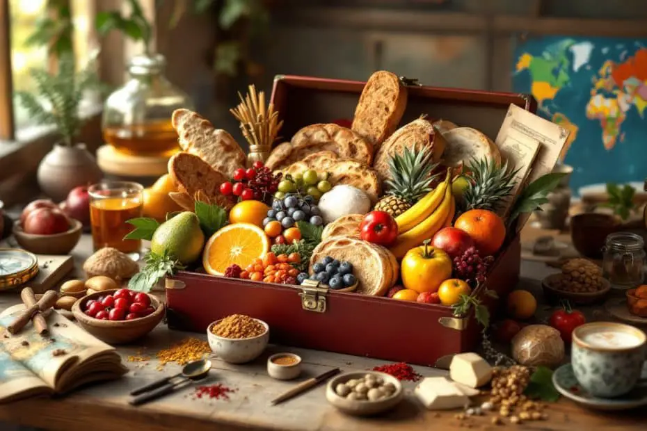 découvrez la box voyageuse et recevez chaque mois une sélection de saveurs authentiques du monde entier. partez à l'aventure gourmande sans bouger de chez vous !