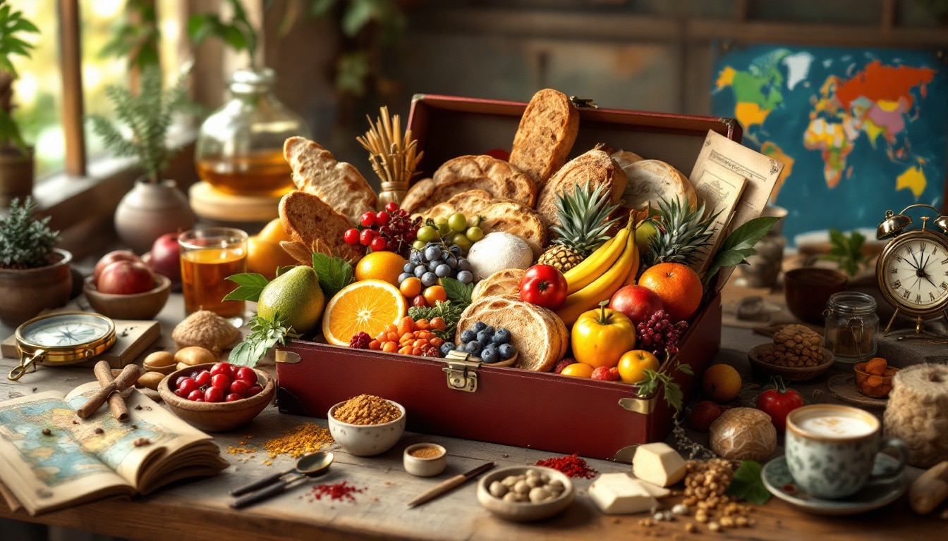 découvrez la box voyageuse et recevez chaque mois une sélection de saveurs authentiques du monde entier. partez à l'aventure gourmande sans bouger de chez vous !
