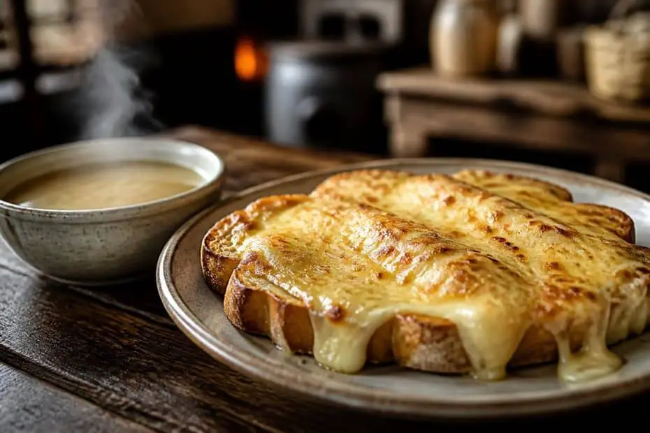 découvrez la recette traditionnelle de la croûte savoyarde, un plat gourmand au fromage fondant et au vin blanc, idéal pour réchauffer vos soirées d'hiver.
