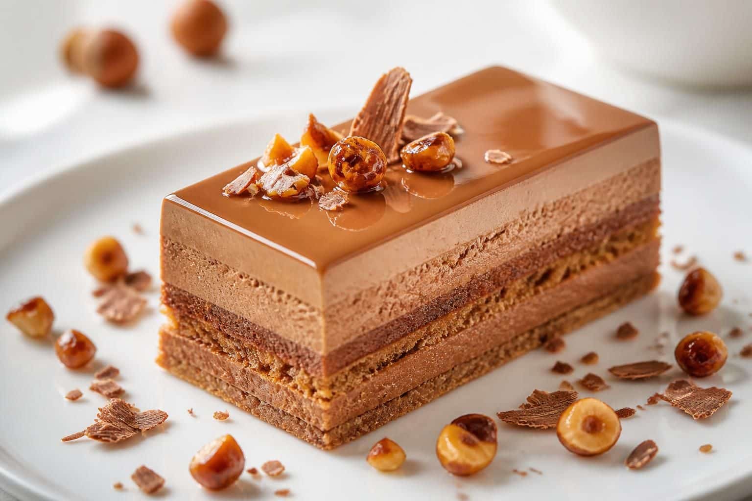 découvrez notre recette facile et gourmande d'entremet praliné, parfaite pour régaler vos papilles avec une douceur irrésistible.