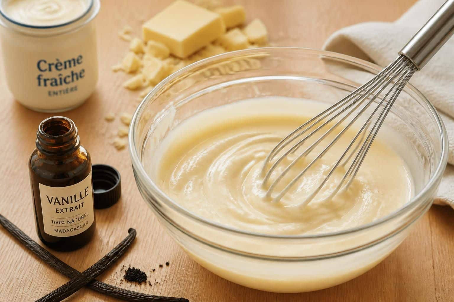 découvrez notre recette simple et rapide de ganache vanille, parfaite pour sublimer vos desserts en toute simplicité.