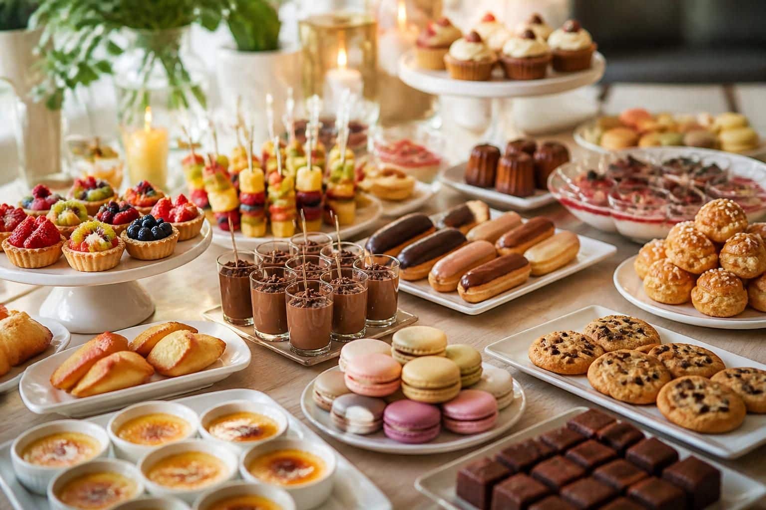 découvrez 20 recettes sucrées faciles et rapides pour un apéro dinatoire dessert réussi. idéal pour épater vos invités avec des douceurs gourmandes en toute simplicité.