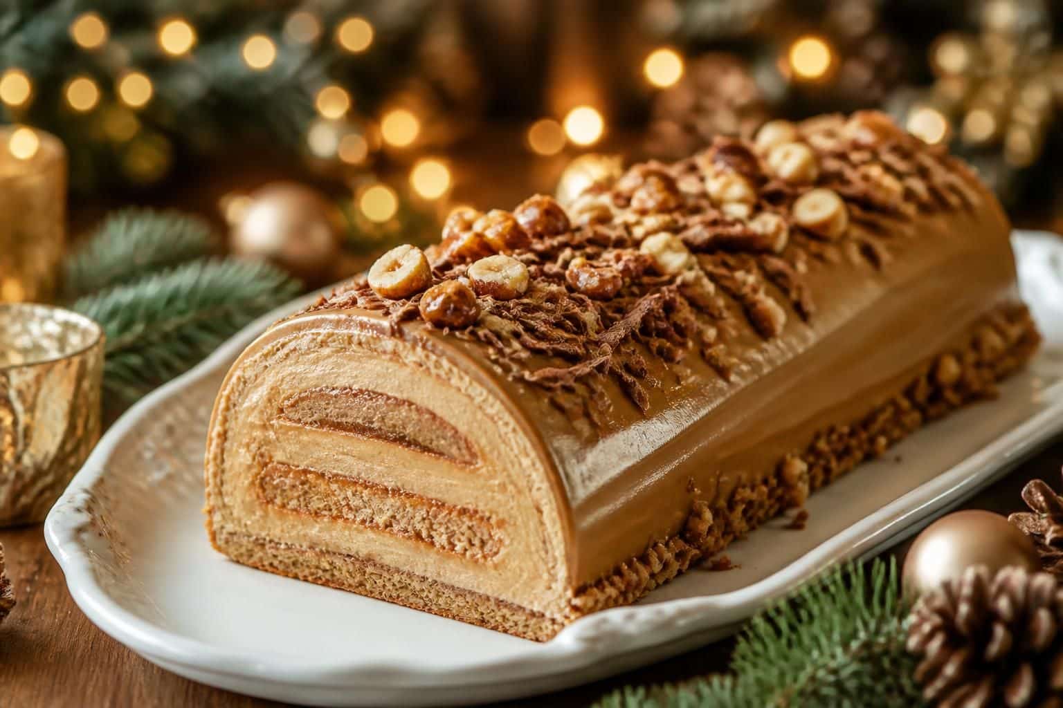 découvrez une recette facile et gourmande de bûche praliné pour un noël savoureux et réussi. guide pas à pas pour régaler vos invités dès aujourd'hui !