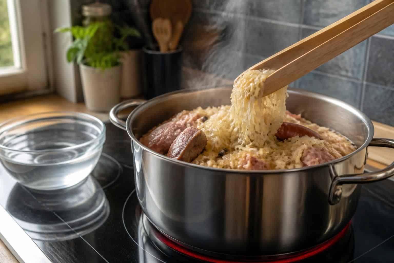 découvrez nos astuces pour réchauffer une choucroute sans la dessécher, en conservant toute sa saveur et son moelleux. méthodes simples et efficaces pour un plat toujours délicieux.