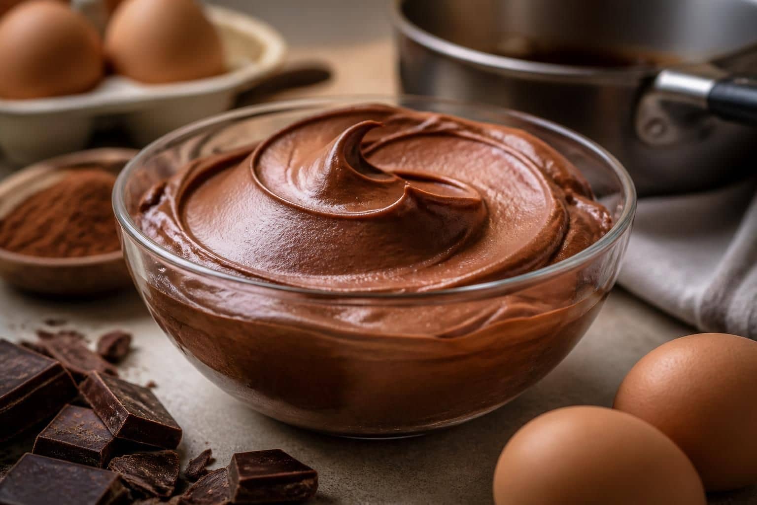 découvrez notre recette facile de crème mousseline au chocolat, onctueuse et délicieuse, parfaite pour sublimer vos desserts maison.