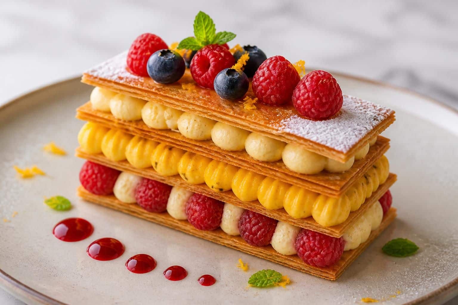 découvrez nos recettes originales et faciles pour préparer un mille-feuille revisité, alliant tradition et modernité pour régaler vos papilles.