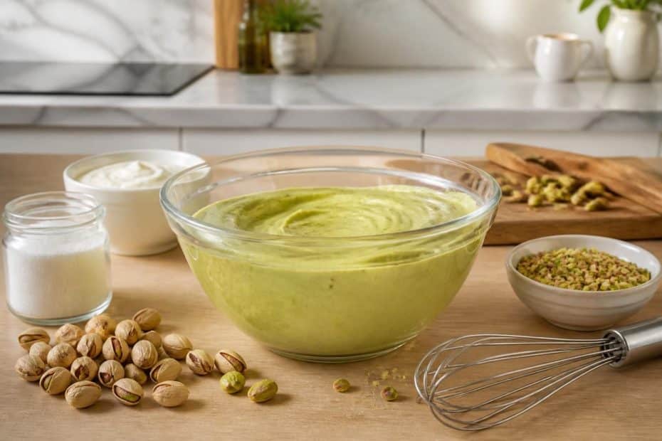 découvrez notre recette facile et rapide de crème pistache maison, parfaite pour un dessert gourmand et savoureux.