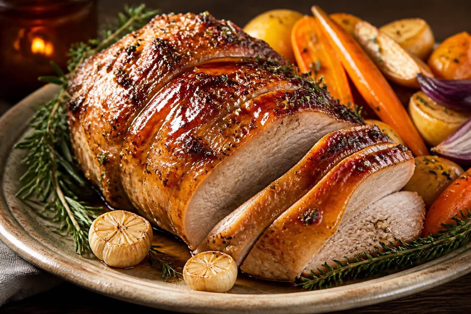 découvrez notre recette facile et savoureuse de rôti de porc au miel, un plat gourmand idéal pour un repas réussi en toute simplicité.