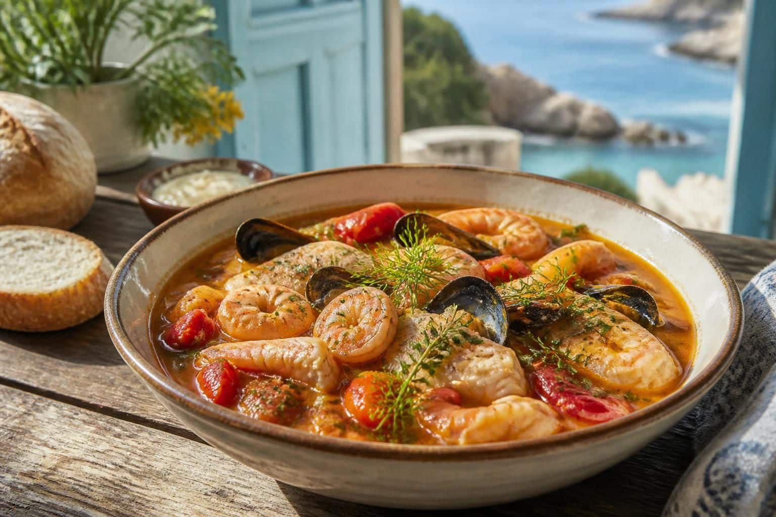 découvrez notre recette authentique de soupe de poisson de roche méditerranéenne, un plat savoureux aux saveurs marines traditionnelles, parfait pour réchauffer vos repas.