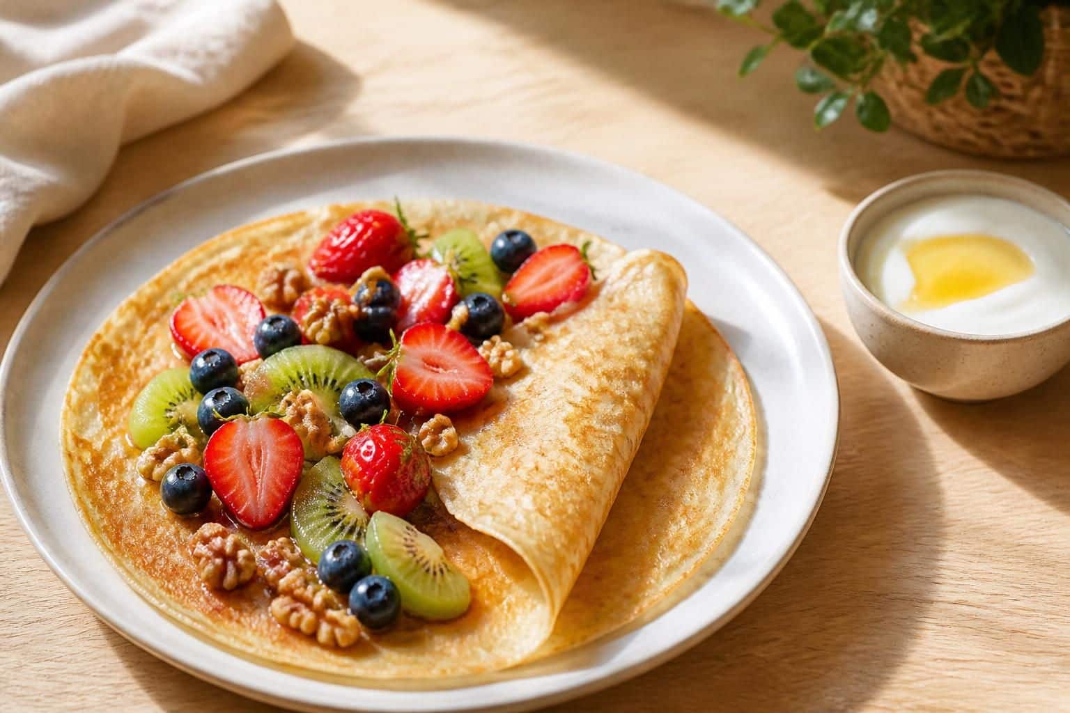 découvrez une recette de crêpe healthy, facile à réaliser, légère et gourmande pour éveiller vos papilles tout en prenant soin de votre santé.