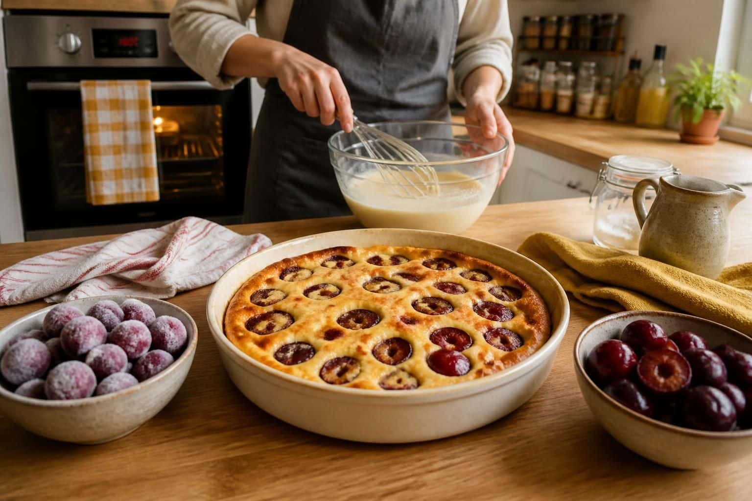 découvrez s'il est préférable de décongeler les prunes avant de préparer un clafoutis pour garantir une texture parfaite et un résultat savoureux. conseils et astuces pour réussir votre recette de clafoutis aux prunes.
