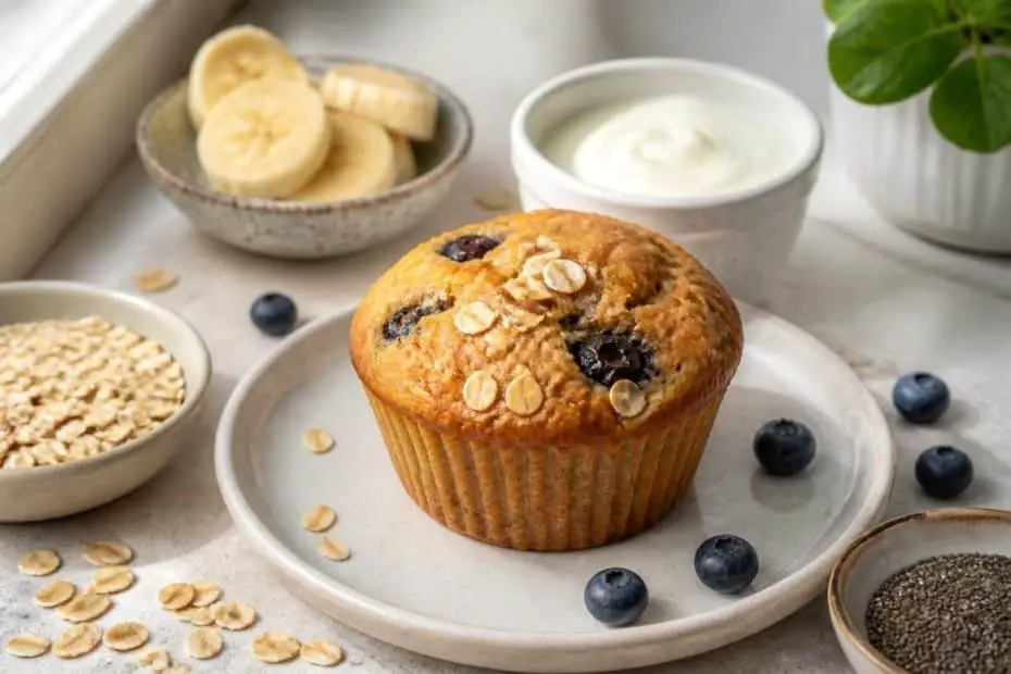 découvrez notre recette de muffin healthy moelleux, sans beurre ni sucre ajouté, idéale pour une pause gourmande et saine.