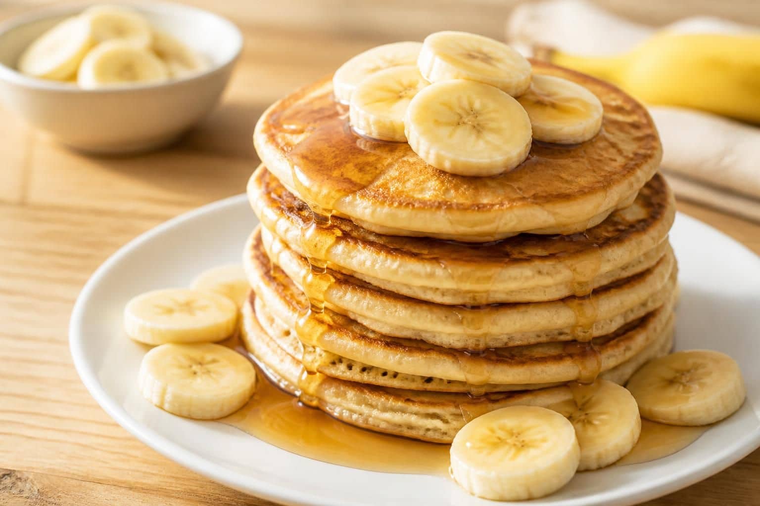 découvrez notre recette facile et rapide pour des pancakes banane moelleux, parfaits pour un petit-déjeuner gourmand et sain.
