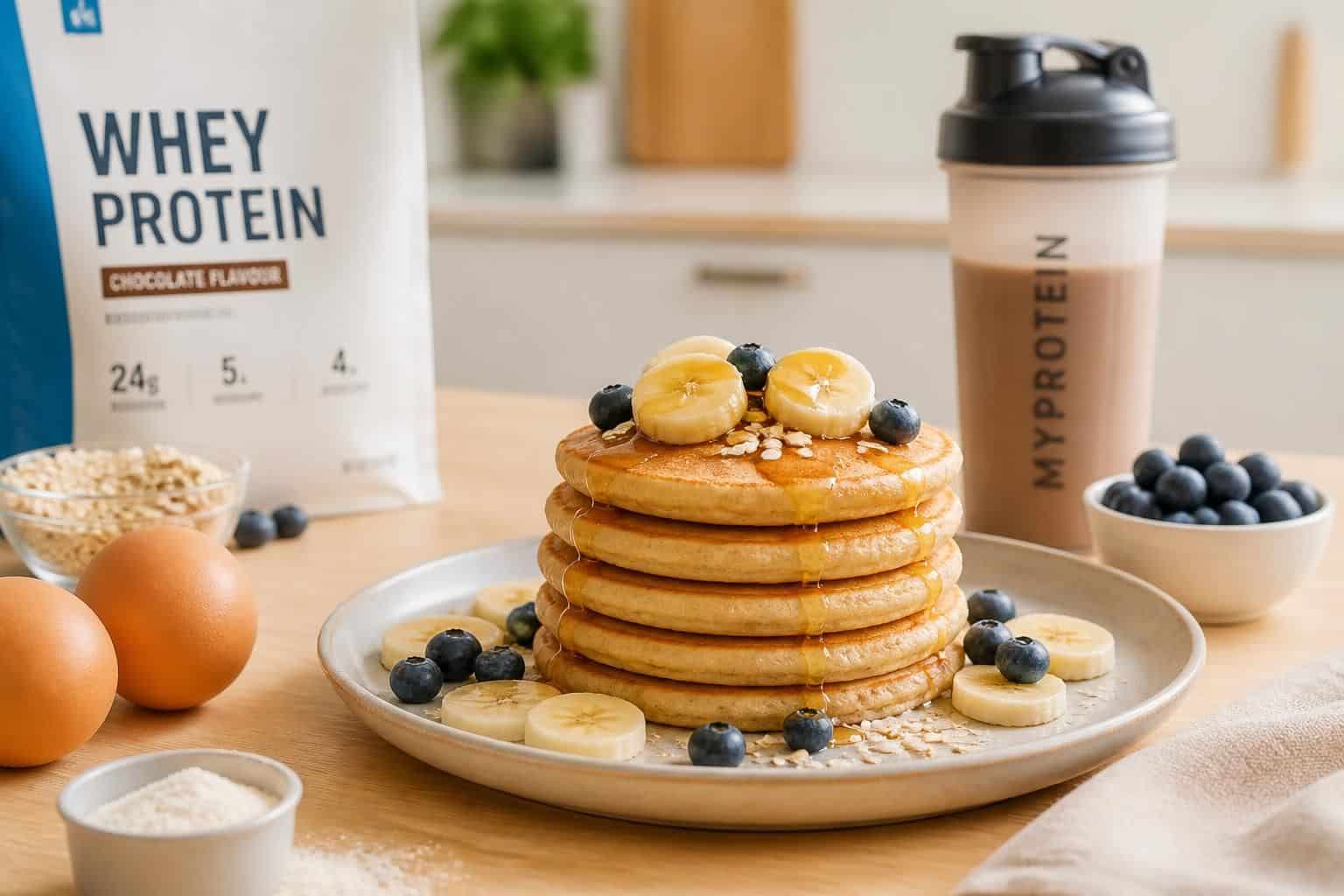 découvrez une recette facile et rapide de pancakes protéinés, idéale pour les sportifs souhaitant allier plaisir et nutrition.