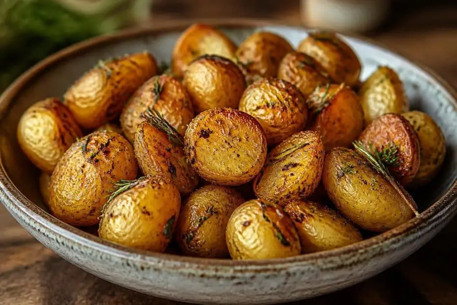 découvrez une recette facile et rapide pour des pommes de terre grenaille au four croustillantes à souhait, parfaites pour accompagner vos plats.