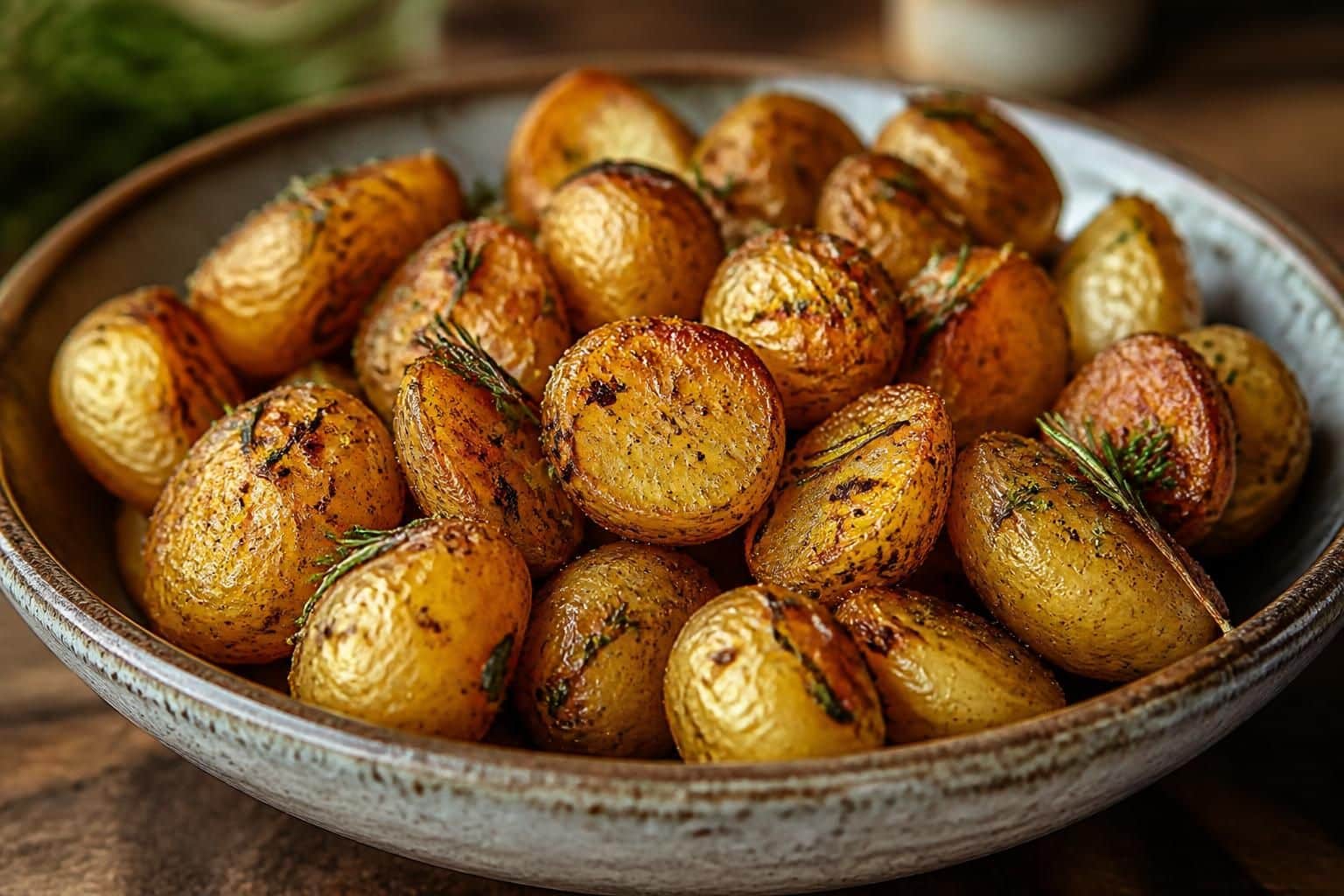 découvrez une recette facile et rapide pour des pommes de terre grenaille au four croustillantes à souhait, parfaites pour accompagner vos plats.