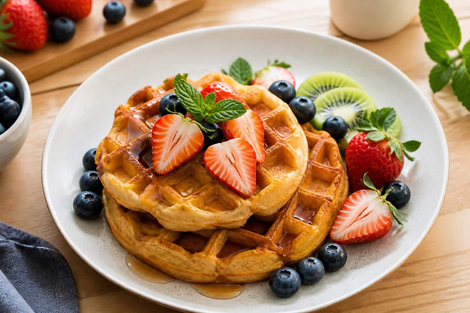 découvrez une recette saine et rapide de gaufres à la patate douce, facile à préparer pour un goûter gourmand et équilibré.