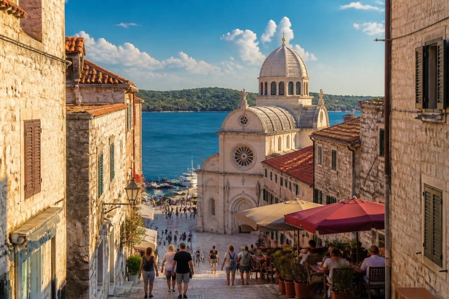découvrez sibenik en croatie, une ville historique riche en patrimoine. explorez ses monuments, profitez de ses plages et plongez dans la culture locale pour un séjour inoubliable.