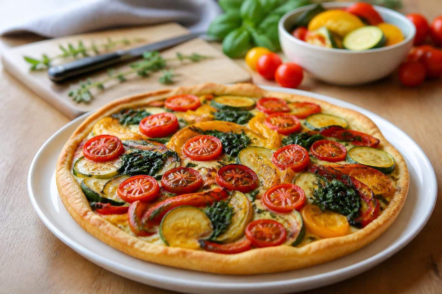 découvrez une recette facile et gourmande pour préparer une tarte healthy aux légumes de saison, parfaite pour un repas savoureux et équilibré.
