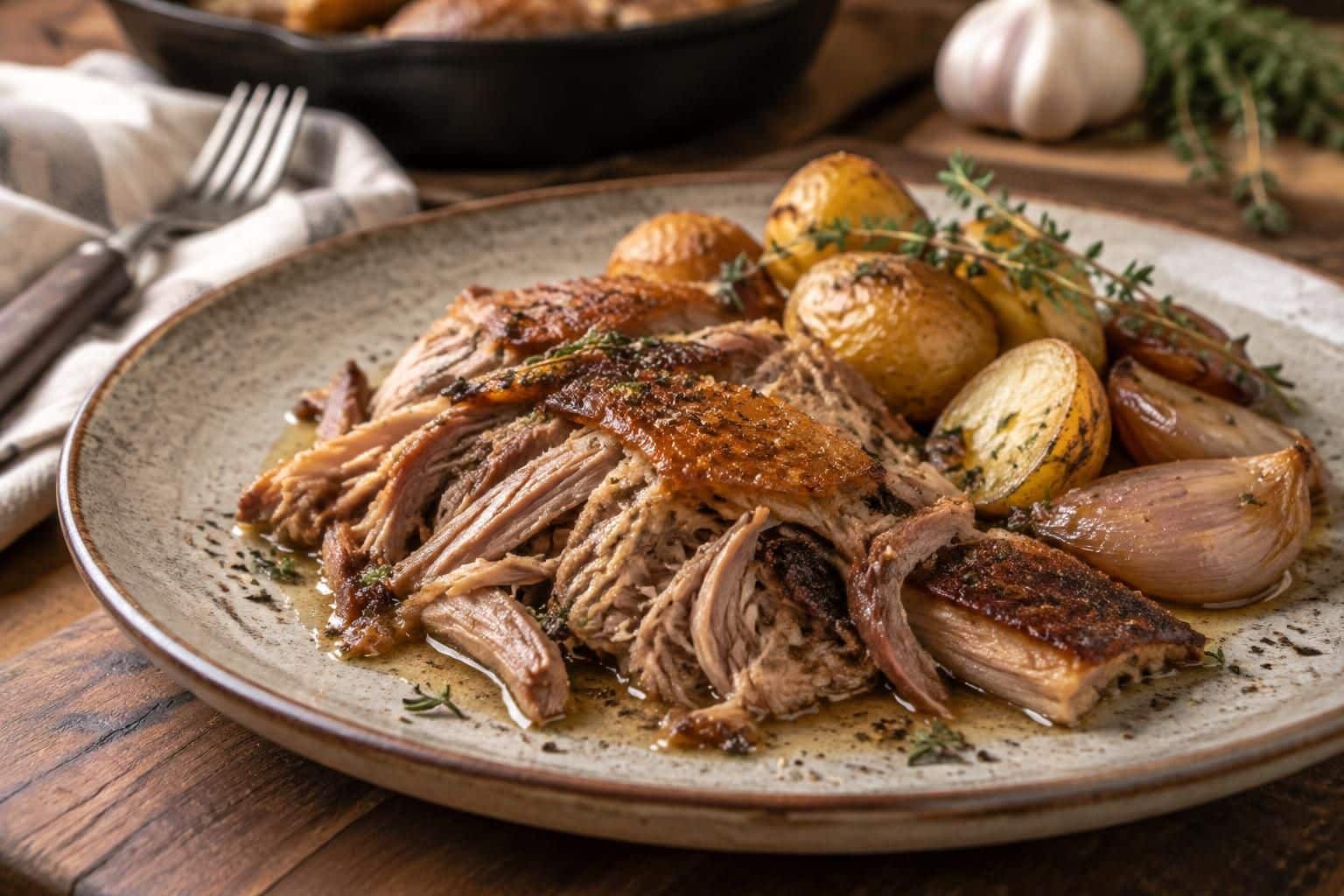 découvrez la recette de l’effiloché de canard confit et nos astuces pour obtenir une viande tendre, savoureuse et facile à préparer.