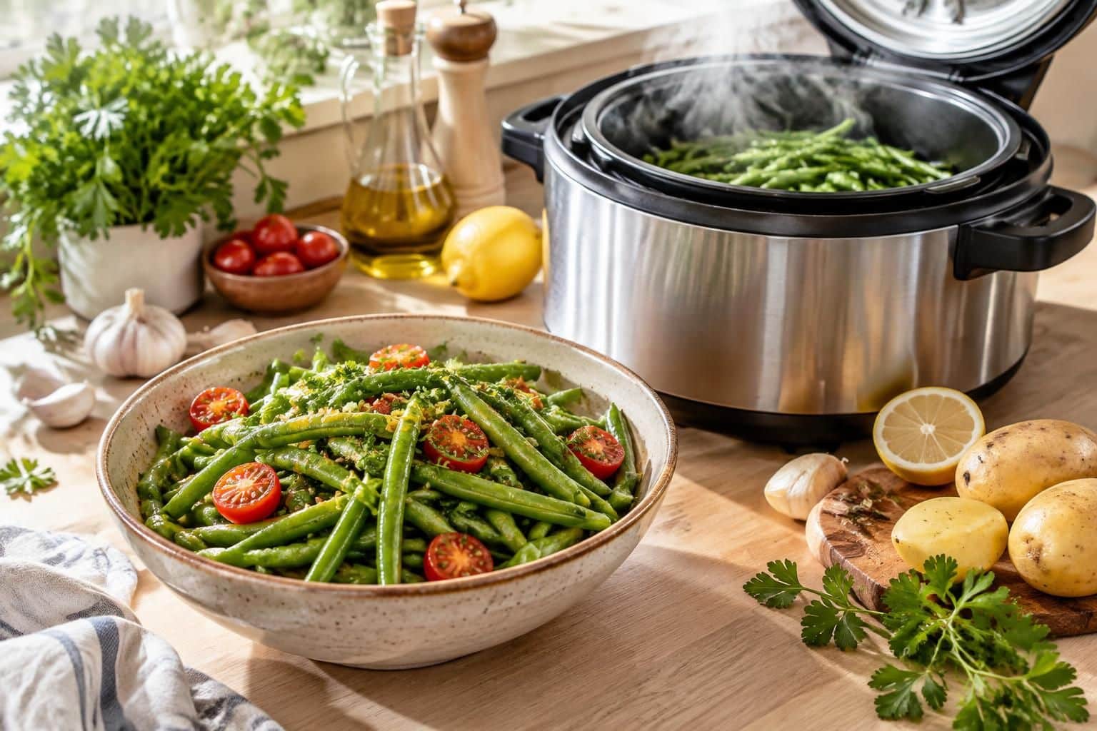 découvrez comment cuire rapidement vos haricots verts au cookeo et préparez des recettes faciles, savoureuses et adaptées à tous les repas.
